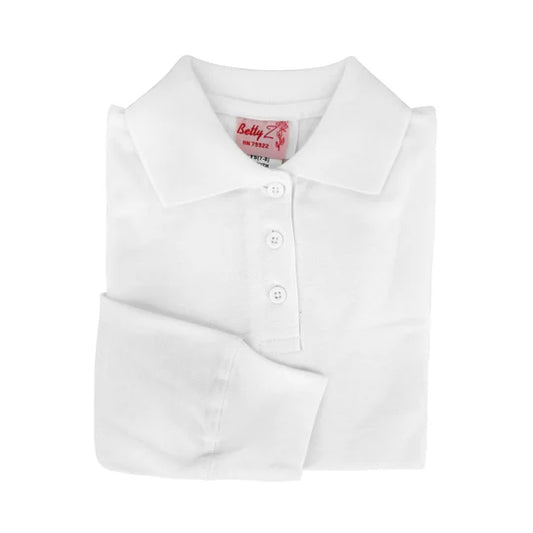 White Polo Shirt - Youth