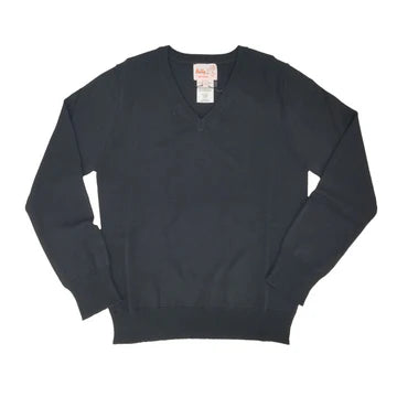 V - Neck Sweater - Black