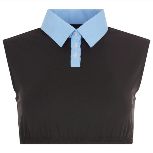 Vikki2 Crop Shell - Light Blue
