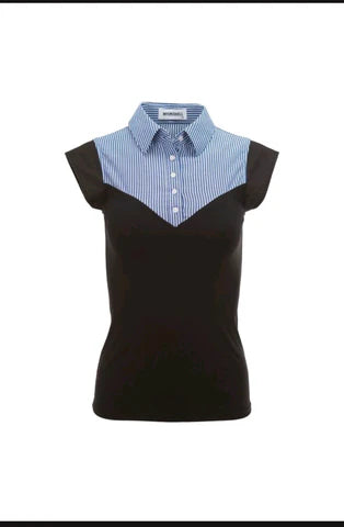 Vikki2 UNISHELL Navy/White Stripe